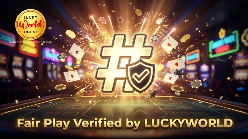 LUCKYWORLD uses Spribe’s hash tool to ensure fair plays.