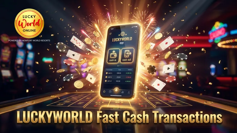 Fast cash-in and cash-out via GCash and Maya e-wallets on LUCKYWORLD