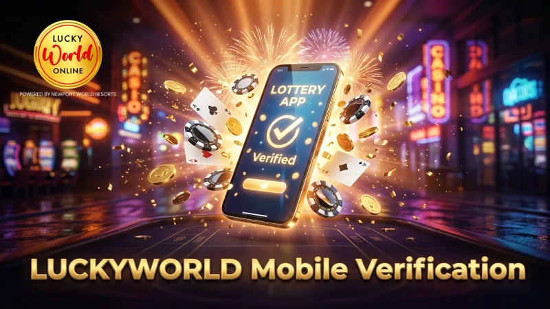 LUCKYWORLD offers mobile-friendly verification steps for EZ2