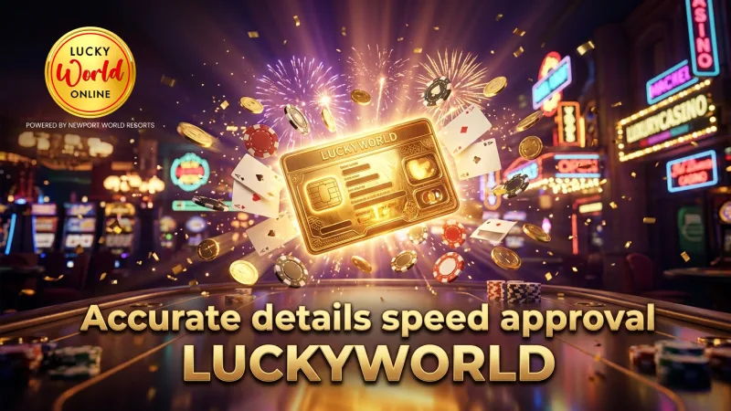 Correct personal info speeds LUCKYWORLD account approval