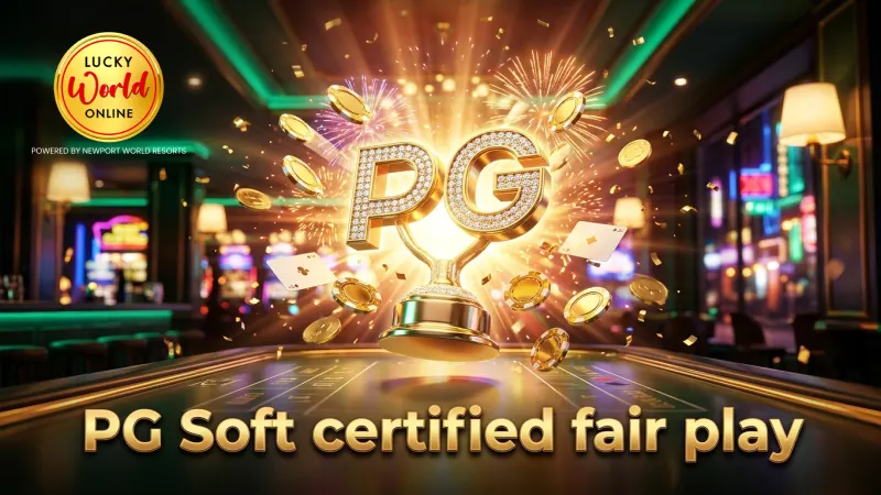 PG Soft’s certified odds ensure fair LuckyWorld gameplay