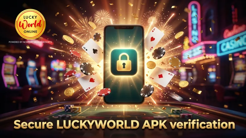 Verify app source to protect your LUCKYWORLD account safely