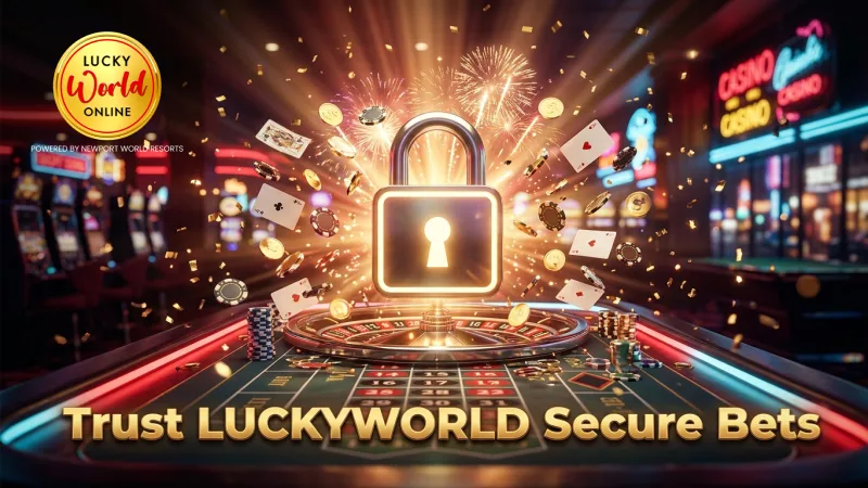 Secure bet confirmation protects player funds and trust on LUCKYWORLD.