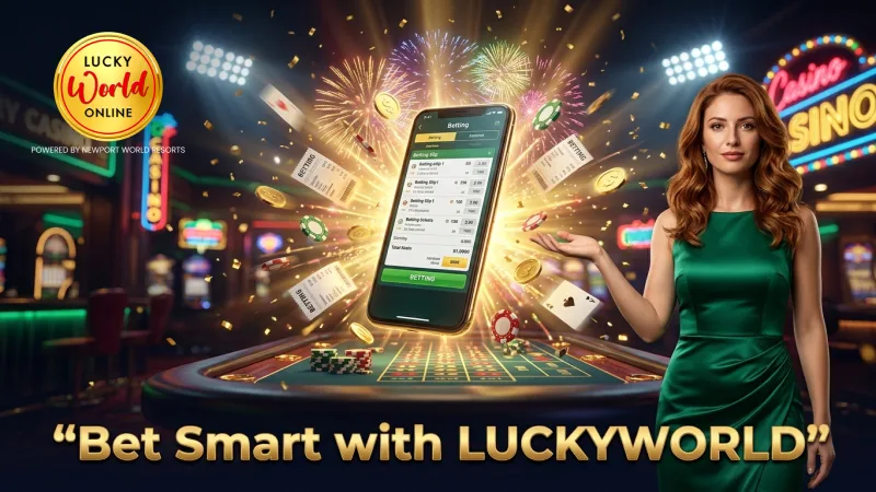 Example of a smart betting slip showing value spreads with LUCKYWORLD.