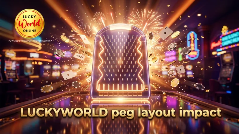 LUCKYWORLD’s peg layout directs ball trajectories precisely