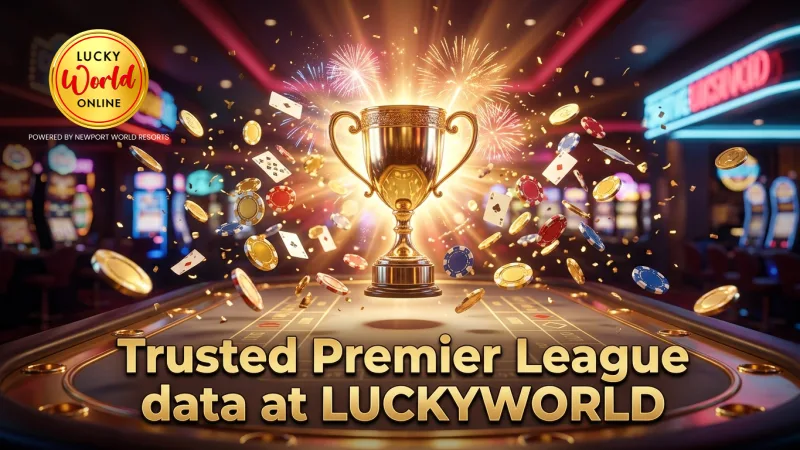 LUCKYWORLD uses official Premier League data partners for accuracy