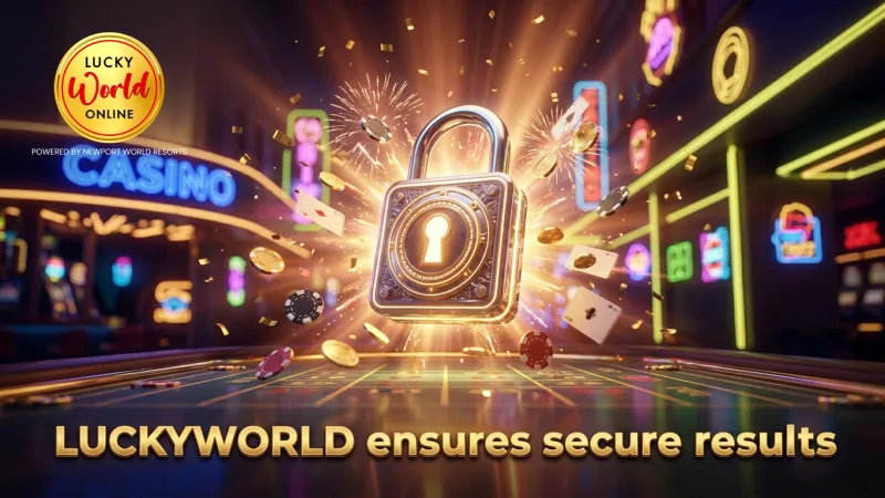 LUCKYWORLD doubles verification for draw result security