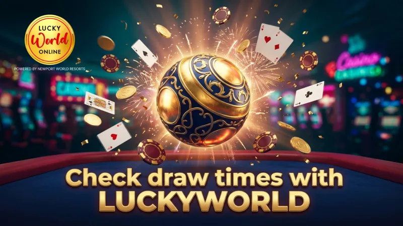 LUCKYWORLD advises checking official draw times regularly